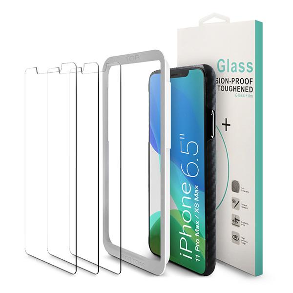 01 Three Pack iPhone 11 Pro Max iPhone XS Max Screen Protector