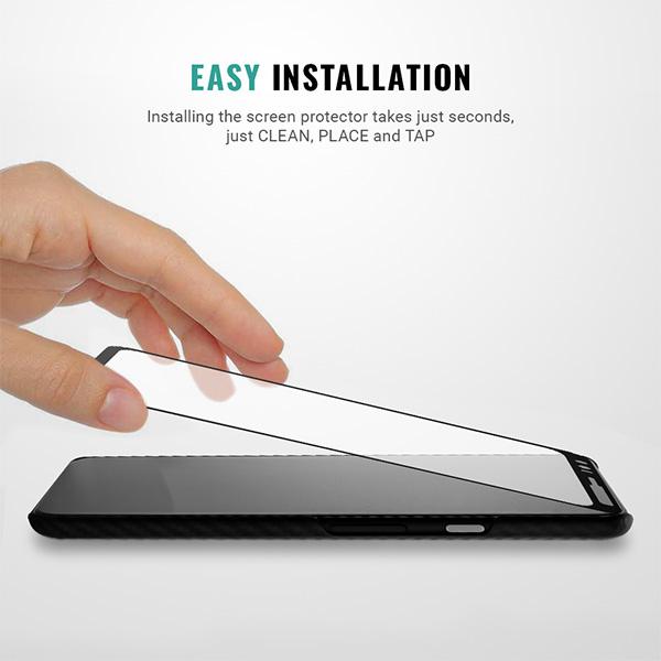 Easy installation Samsung Google Pixel 4 XL screen protector kit Pur Carbon