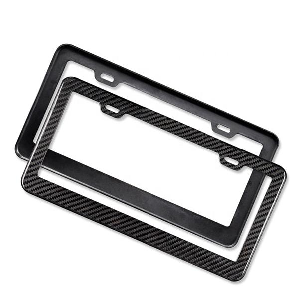 Carbon Fiber License Plate Frame Pur Carbon