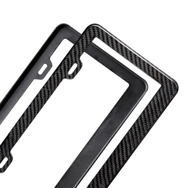 License Plate Frame Real Carbon Fiber Pur Carbon