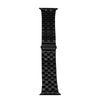 Black Carbon Steel Apple Watch Band Pur Carbon Fiber Stainless