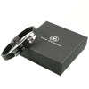Real Carbon Fiber and Leather Bracelet Pur Carbon
