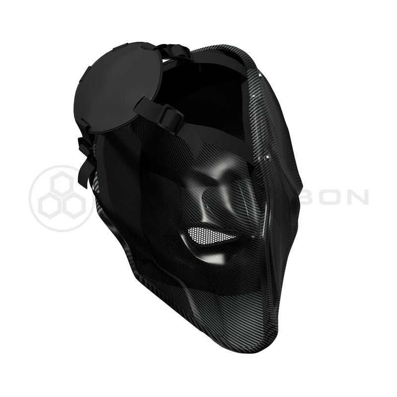 Deathstroke Mask Real Matte Carbon Fiber deathstroke Pur Carbon