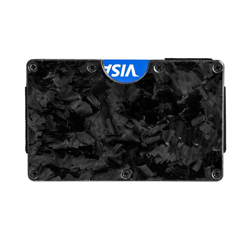 Real Forged Carbon Fiber Rfid Wallet | MINIMALIST minwallet Pur Carbon