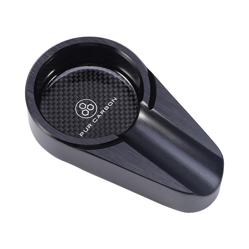 Carbon Fiber Cigar Ashtray Set Pur Carbon