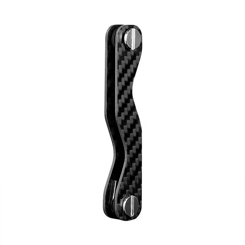 Thin Carbon Fiber Key Holder Pur Carbon