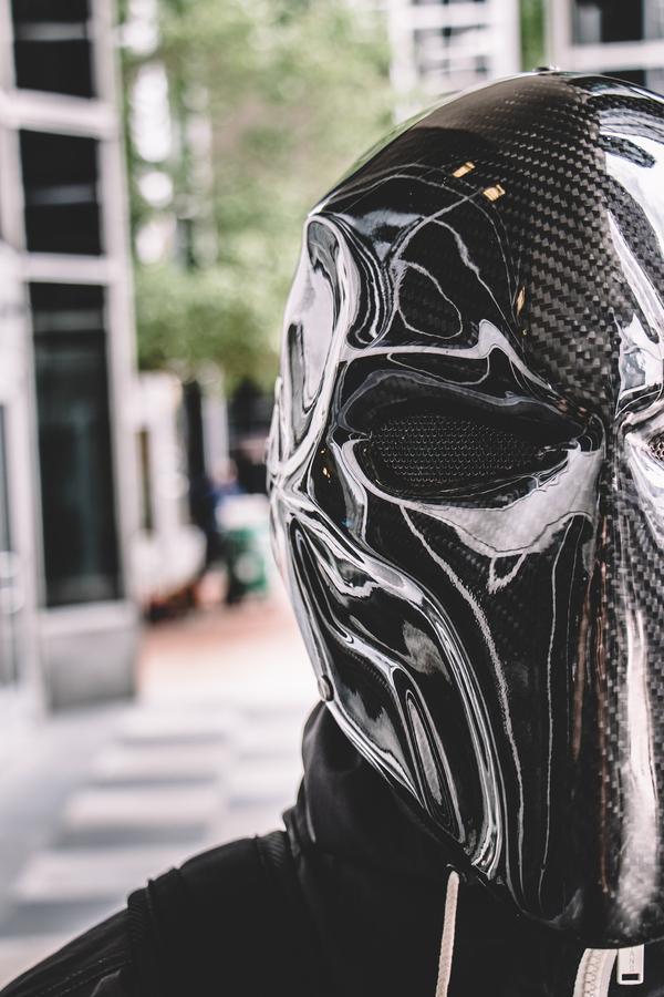 Carbon Fiber Mask Deathstroke Pur Carbon Original Purmask