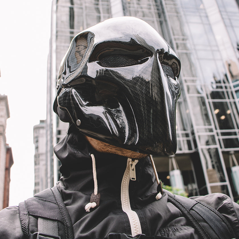 Real Carbon Fiber Masks Deathstroke Pur Carbon