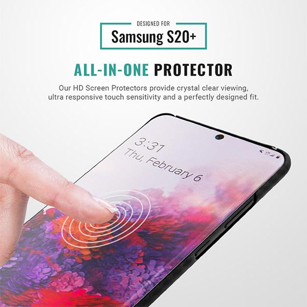 Samsung Galaxy S20 Plus HD screen protector 9H Pur Carbon