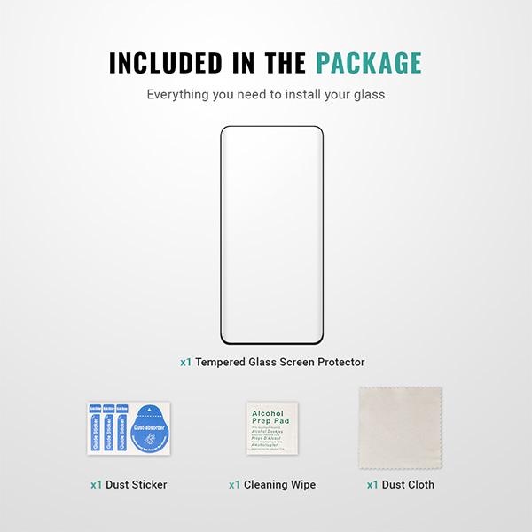 Best Samsung Google Pixel 4 XL screen protector installation kit guide easy 9H Pur Carbon