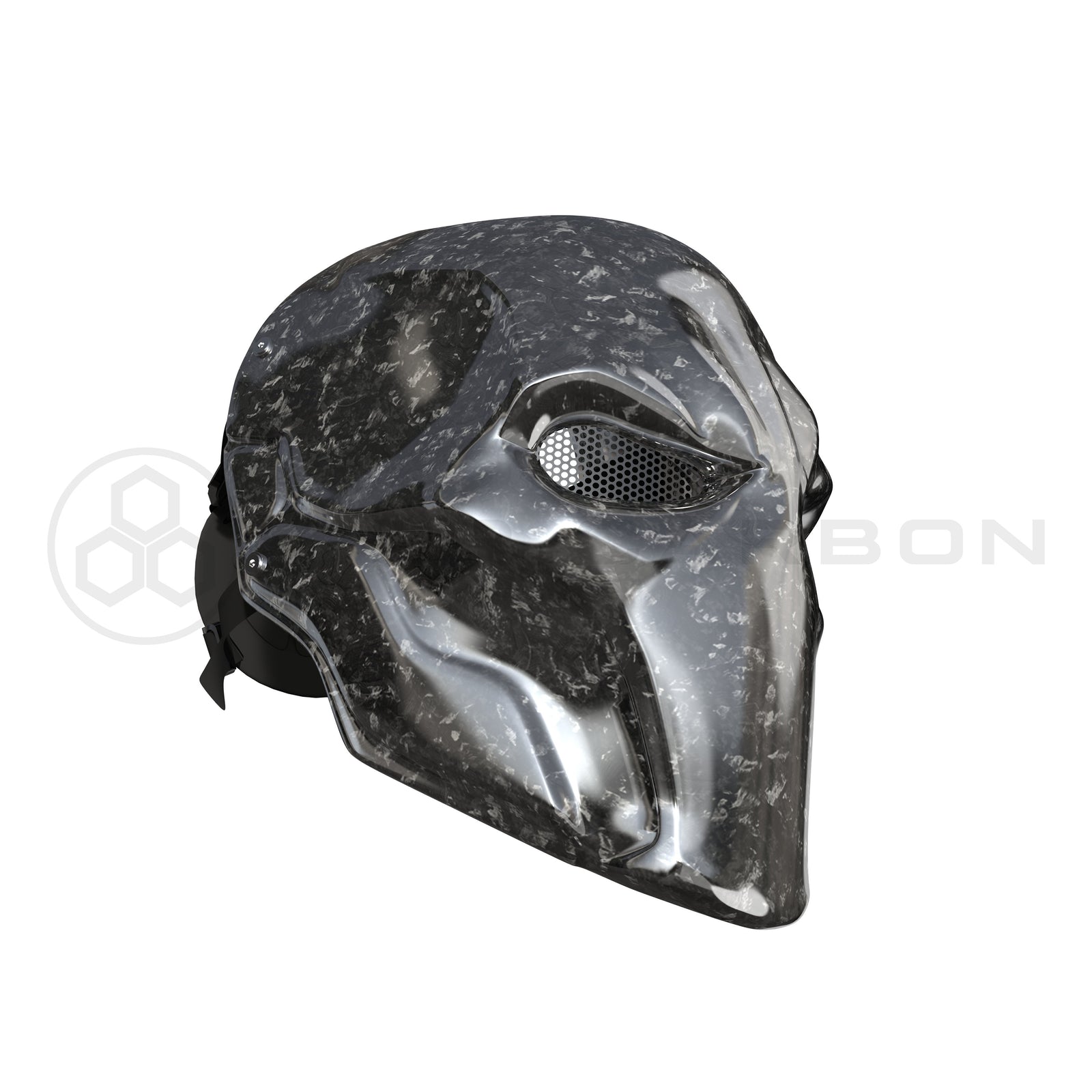 Deathstroke Mask Real Forged Carbon Fiber deathstroke Pur Carbon forgedcarbon 