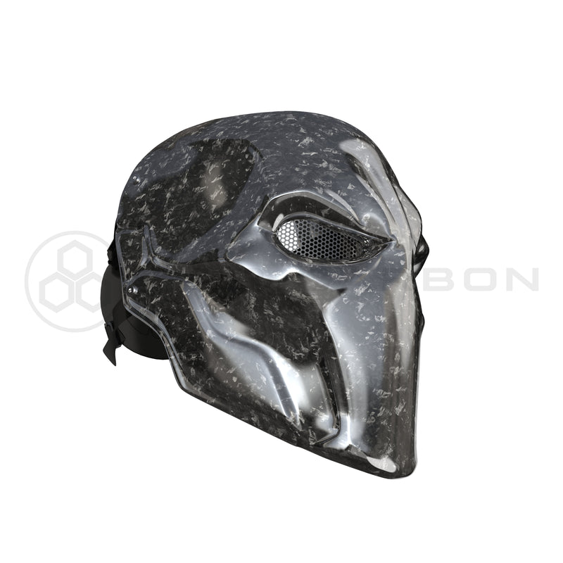 Deathstroke Mask Real Forged Carbon Fiber deathstroke Pur Carbon forgedcarbon