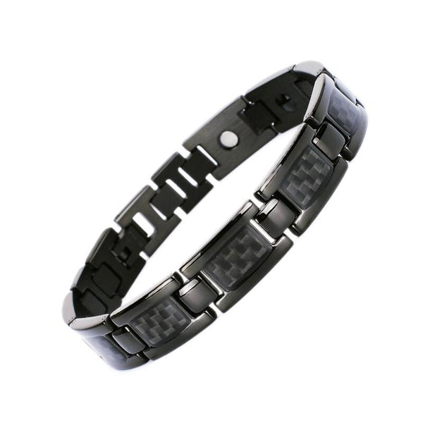 Stainless Steel Carbon Fiber Bracelet Pur Carbon