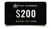 Pur Carbon Gift Card Gift Card Pur Carbon $200