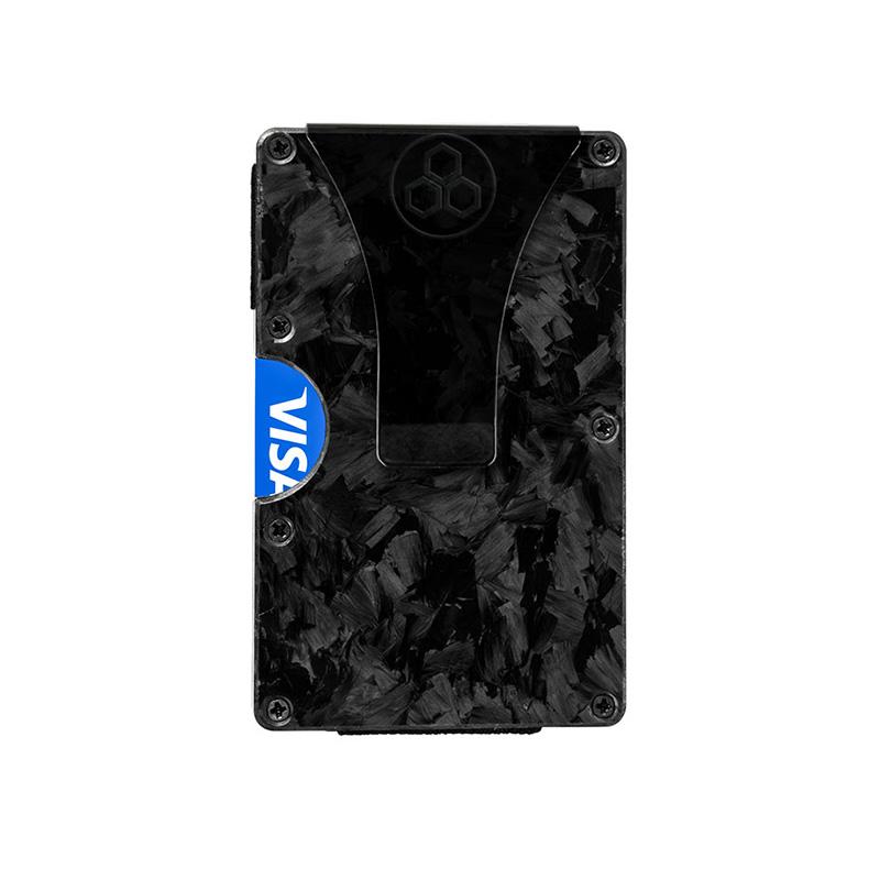 Forged Carbon Fiber Wallet Minimalist Pur Carbon Real